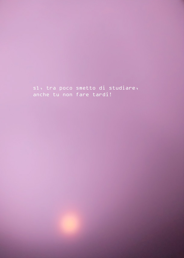 Routine - dieci scatti di luci e ombre, 2020